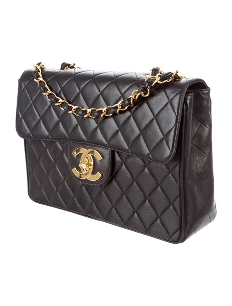 chanel classic large flap bag replica|chanel classic flap jumbo price.